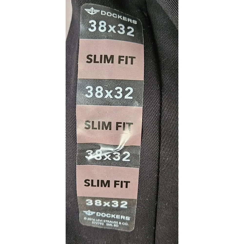 NWT DOCKERS EASY KHAI slim fit men W38 inseam 31